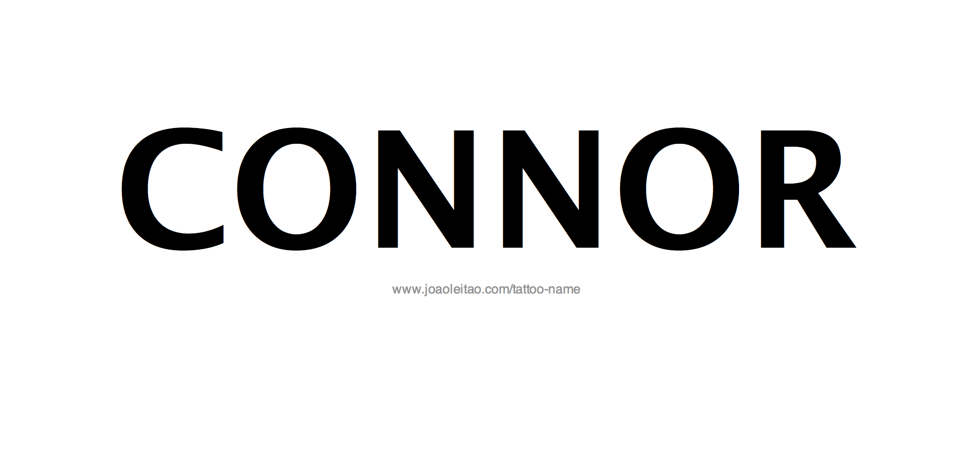 Tattoo Design Name Connor