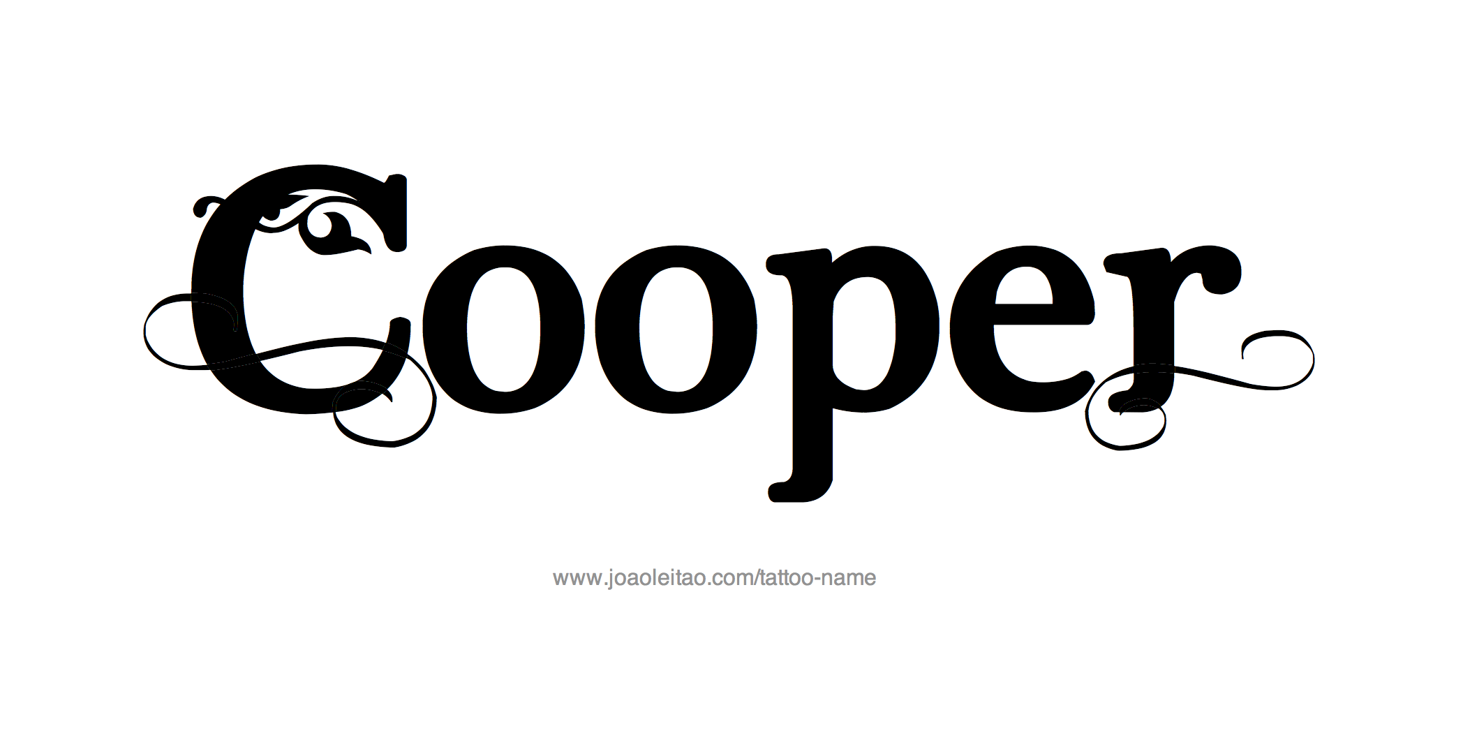 Tattoo Design Name Cooper