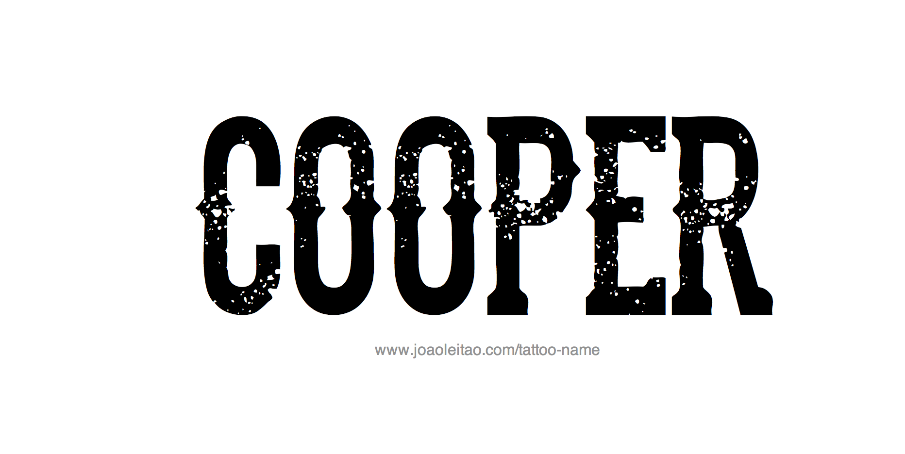 Tattoo Design Name Cooper