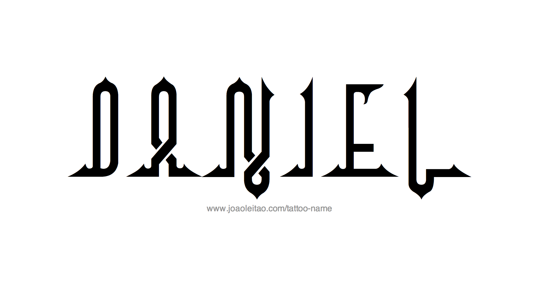 Tattoo Design Name Daniel