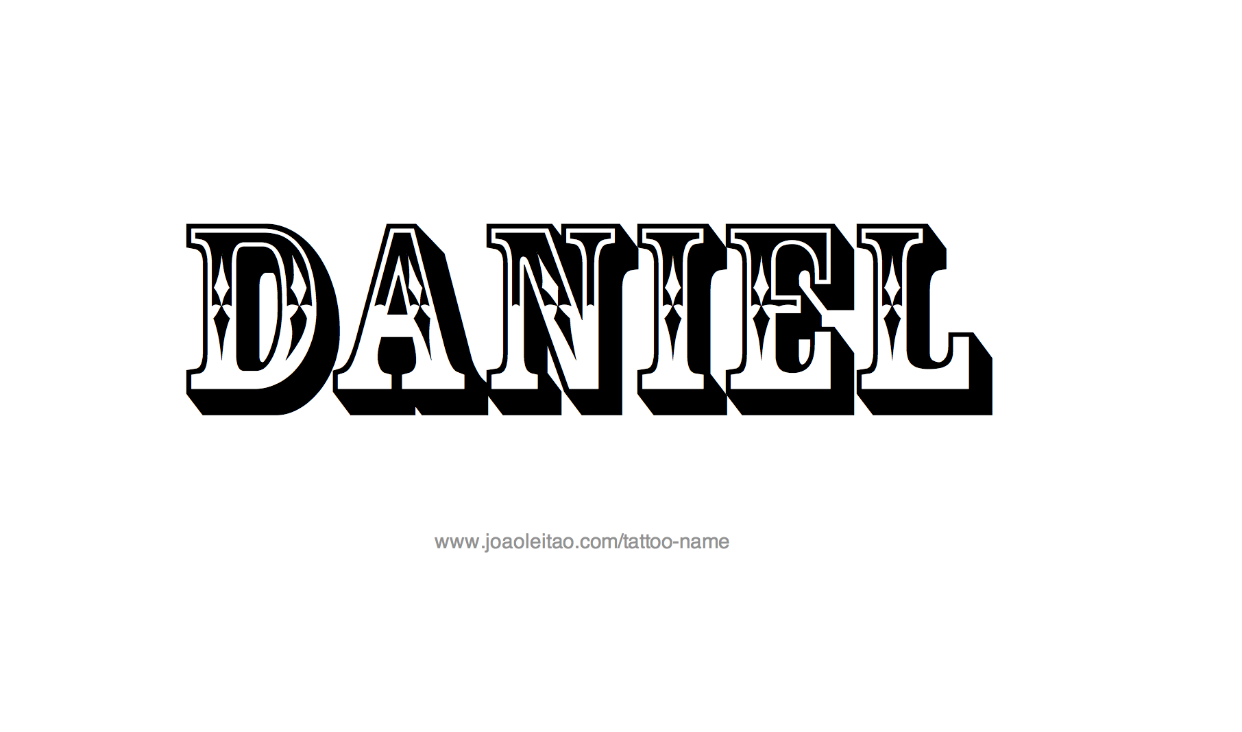 Tattoo Design Name Daniel