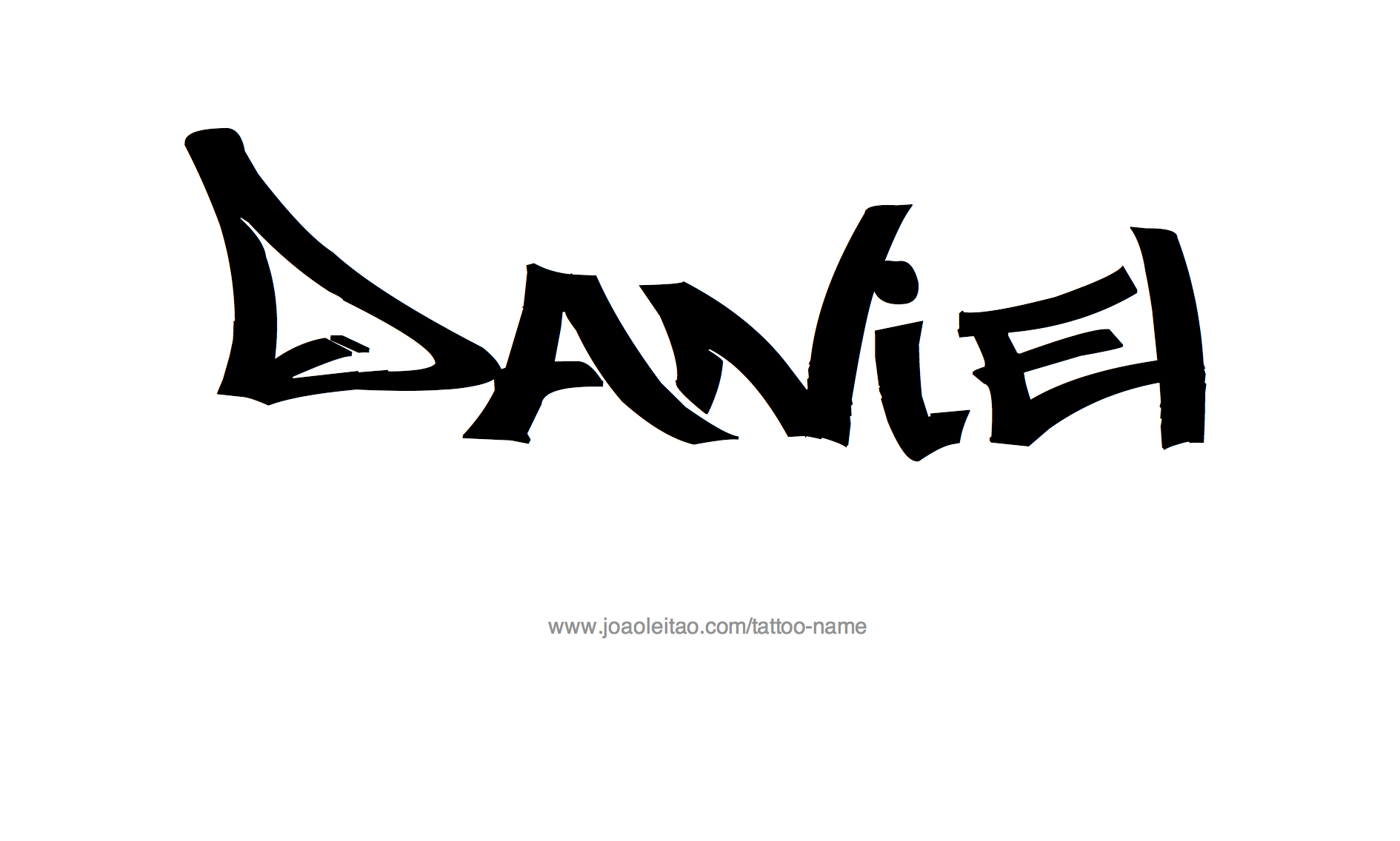 Tattoo Design Name Daniel