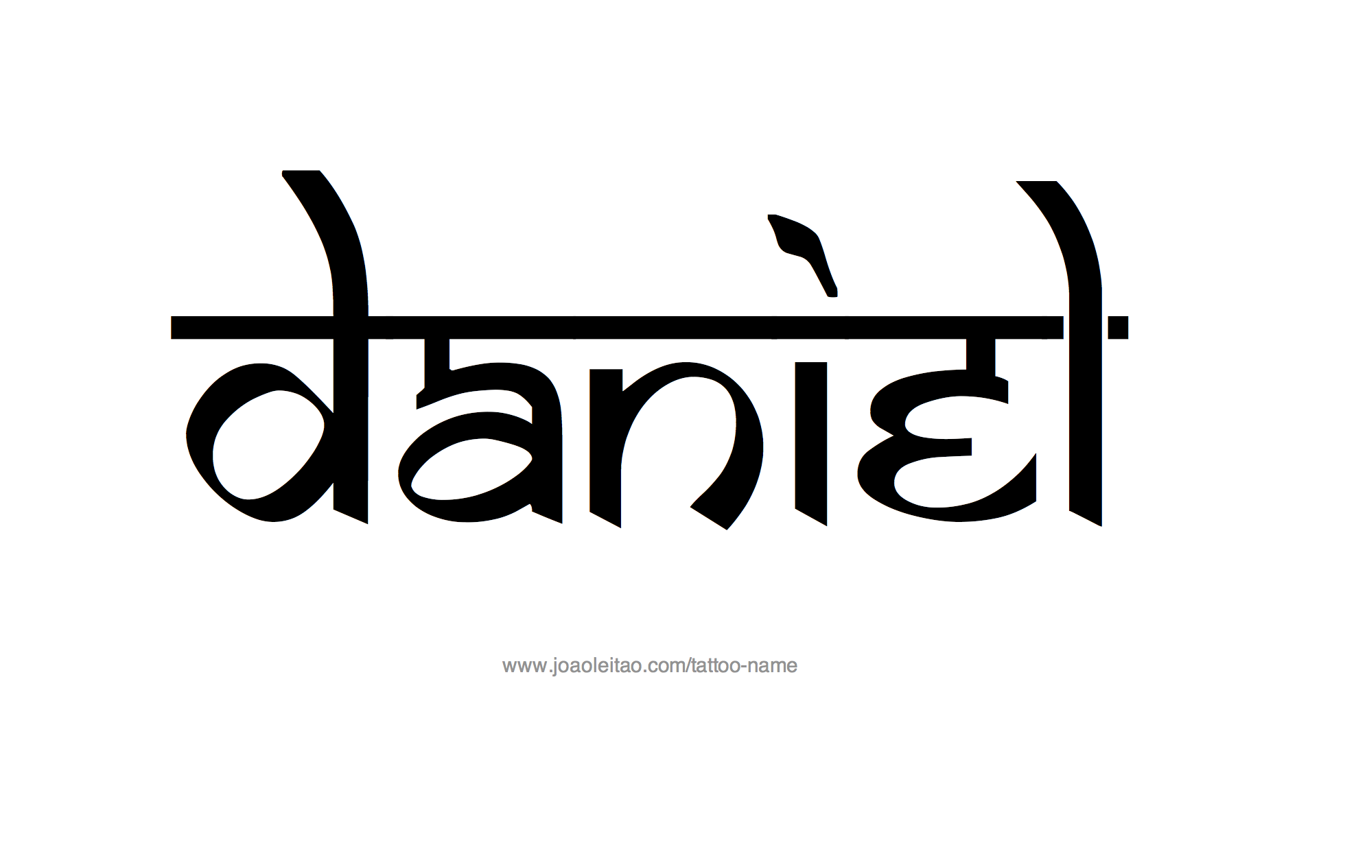 Tattoo Design Name Daniel