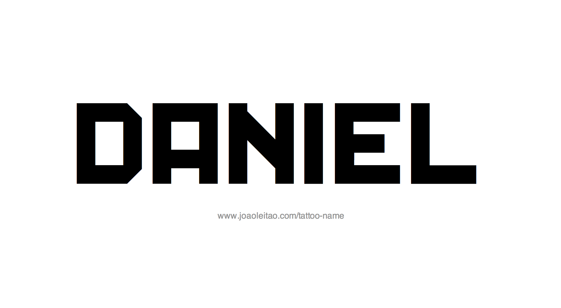 Tattoo Design Name Daniel