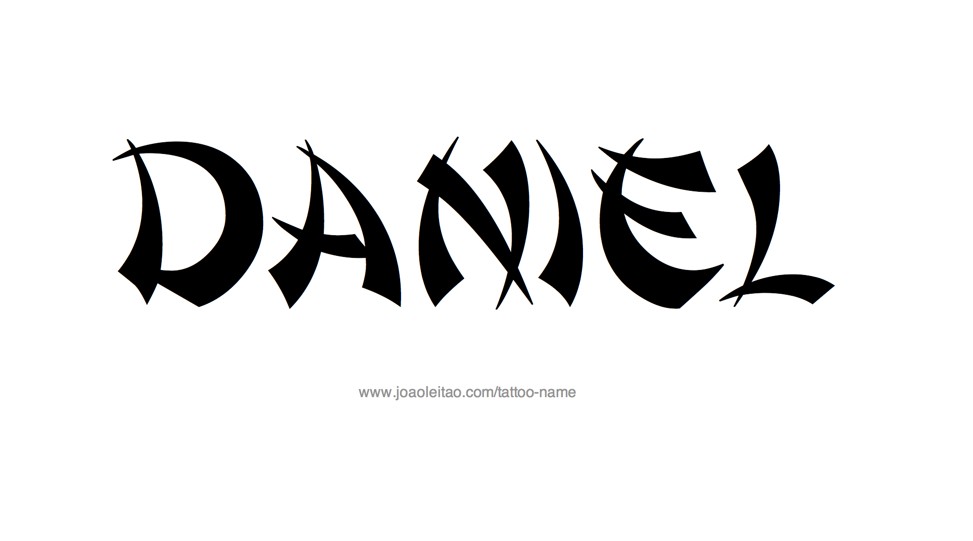 Tattoo Design Name Daniel