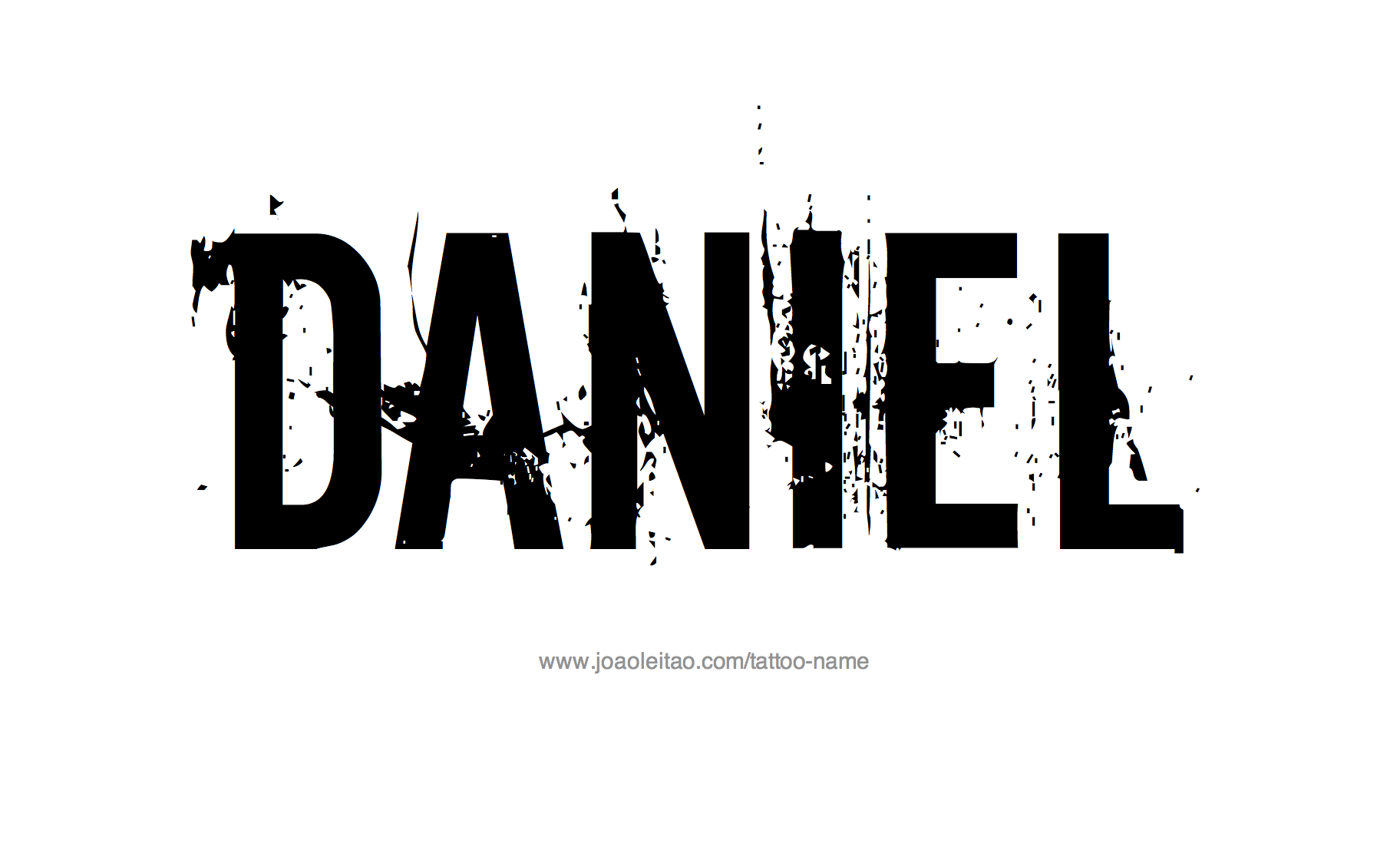 Tattoo Design Name Daniel