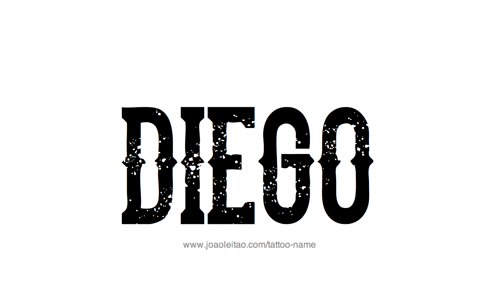 Tattoo Design Name Diego