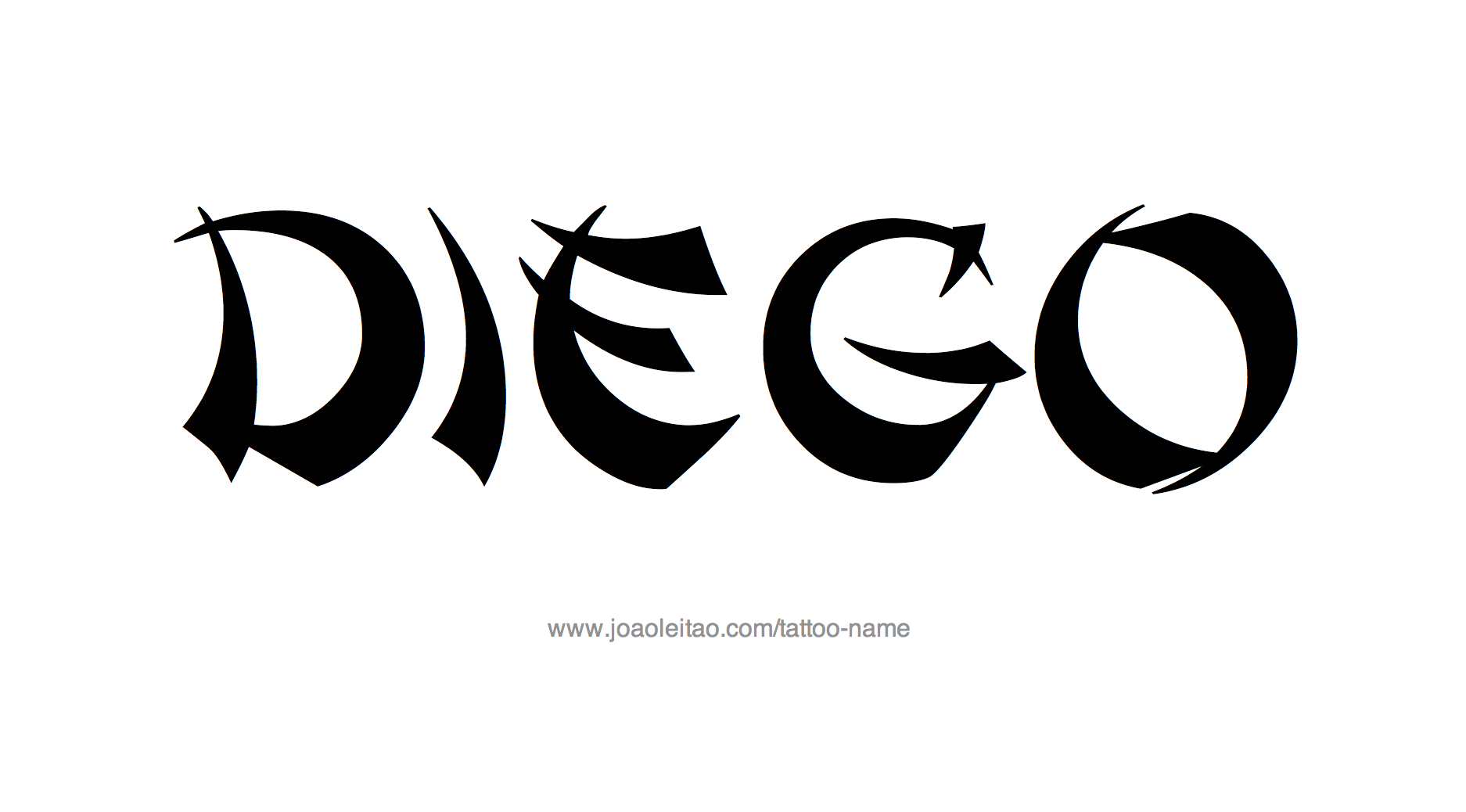 Tattoo Design Name Diego