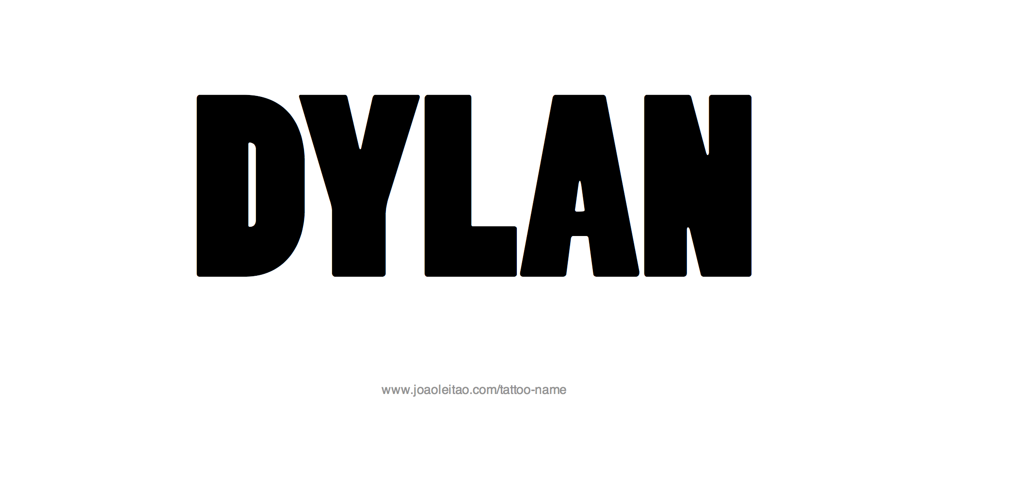 Tattoo Design Name Dylan