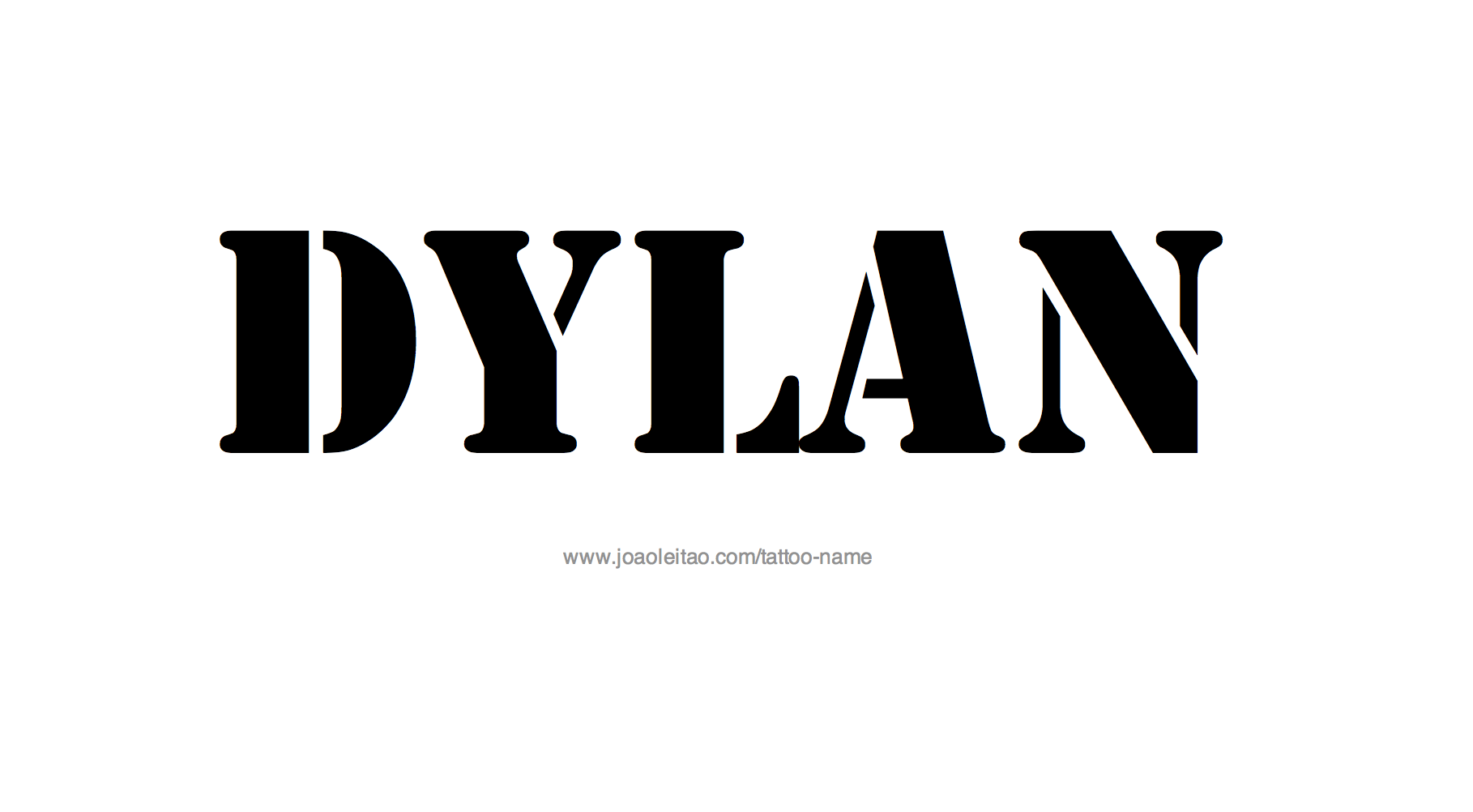 Tattoo Design Name Dylan