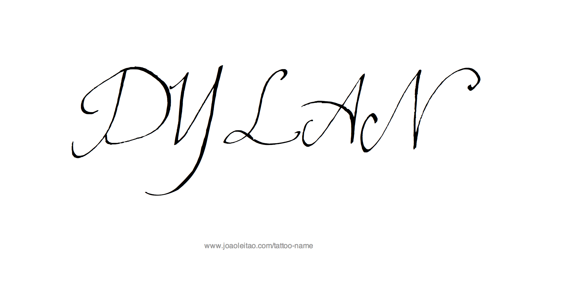 Tattoo Design Name Dylan