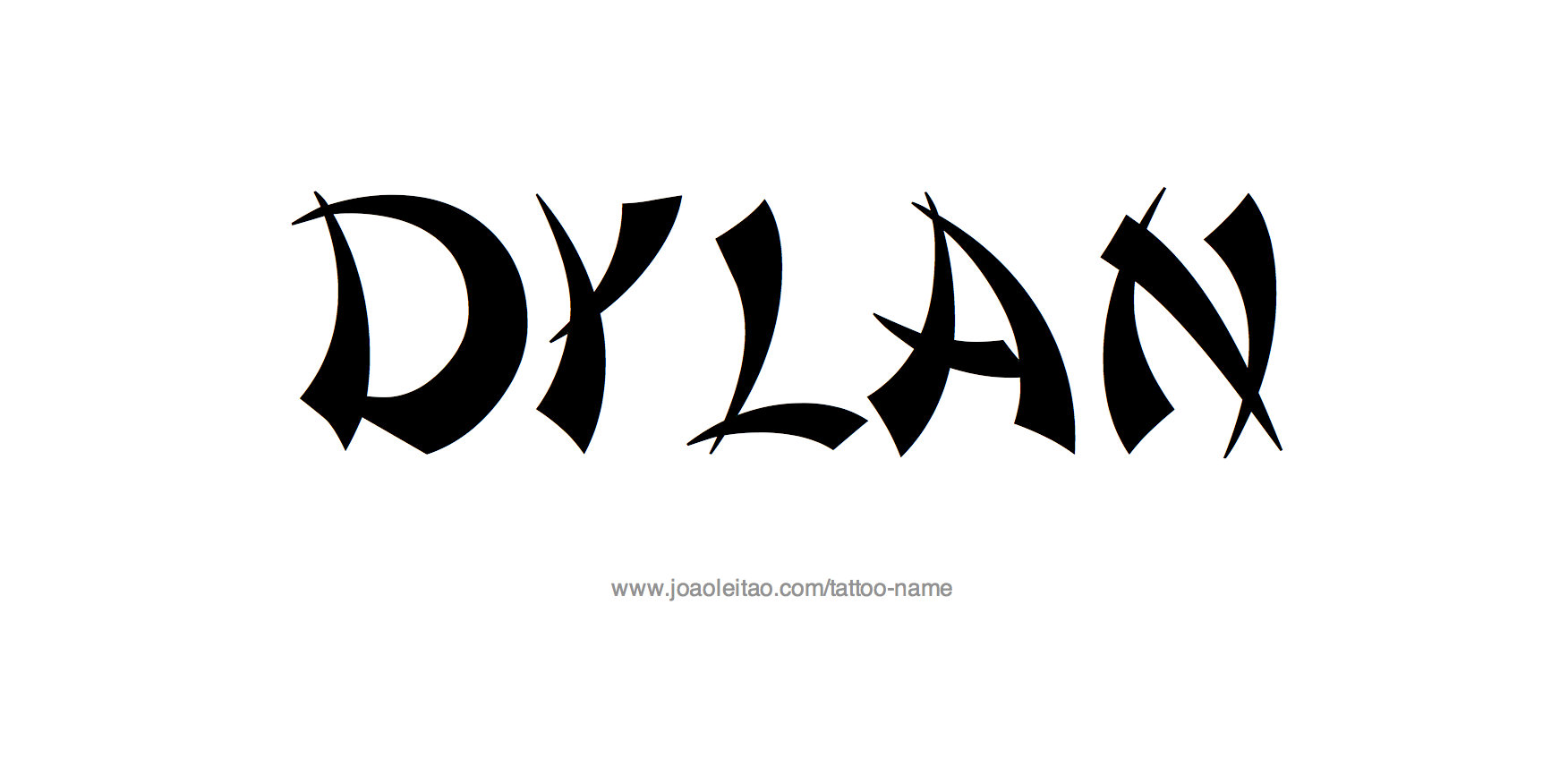 Tattoo Design Name Dylan