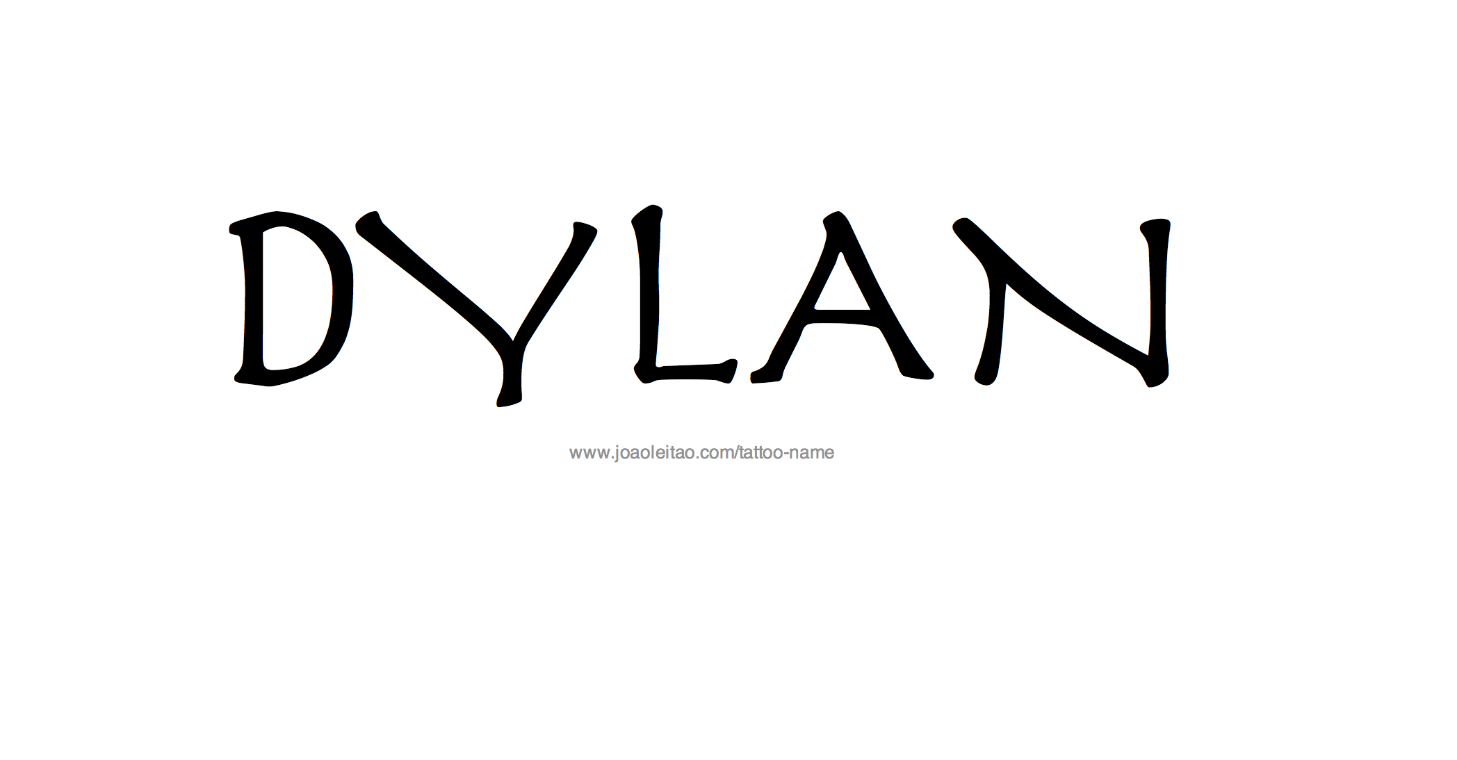 Tattoo Design Name Dylan