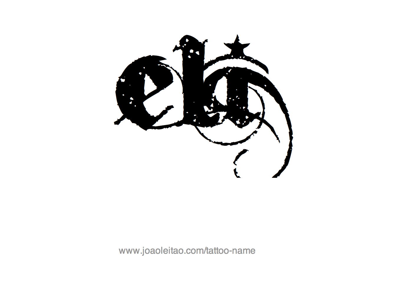 Tattoo Design Name Eli