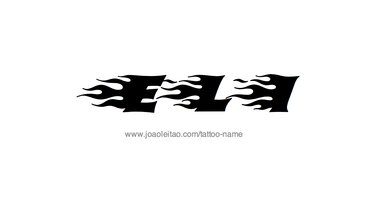 Tattoo Design Name Eli