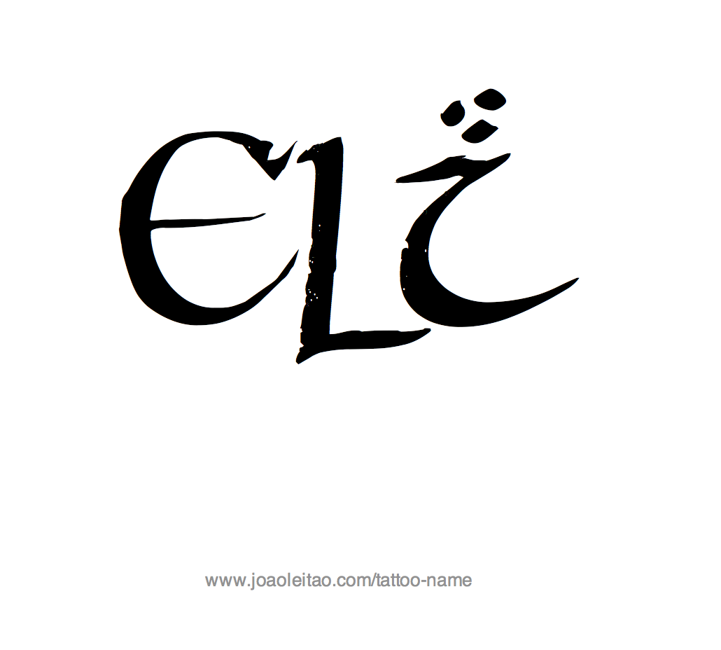 Tattoo Design Name Eli