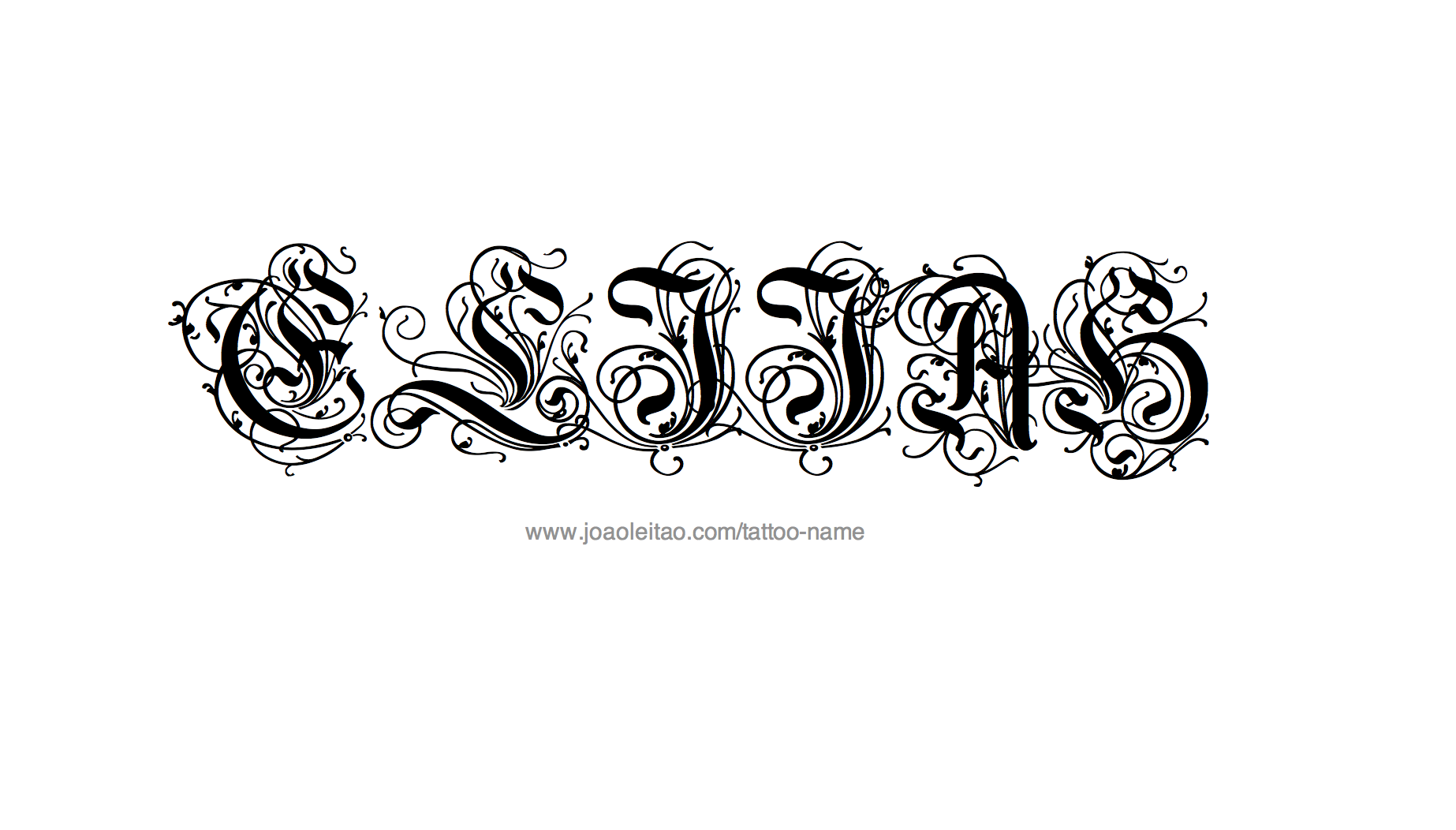 Tattoo Design Name Elijah