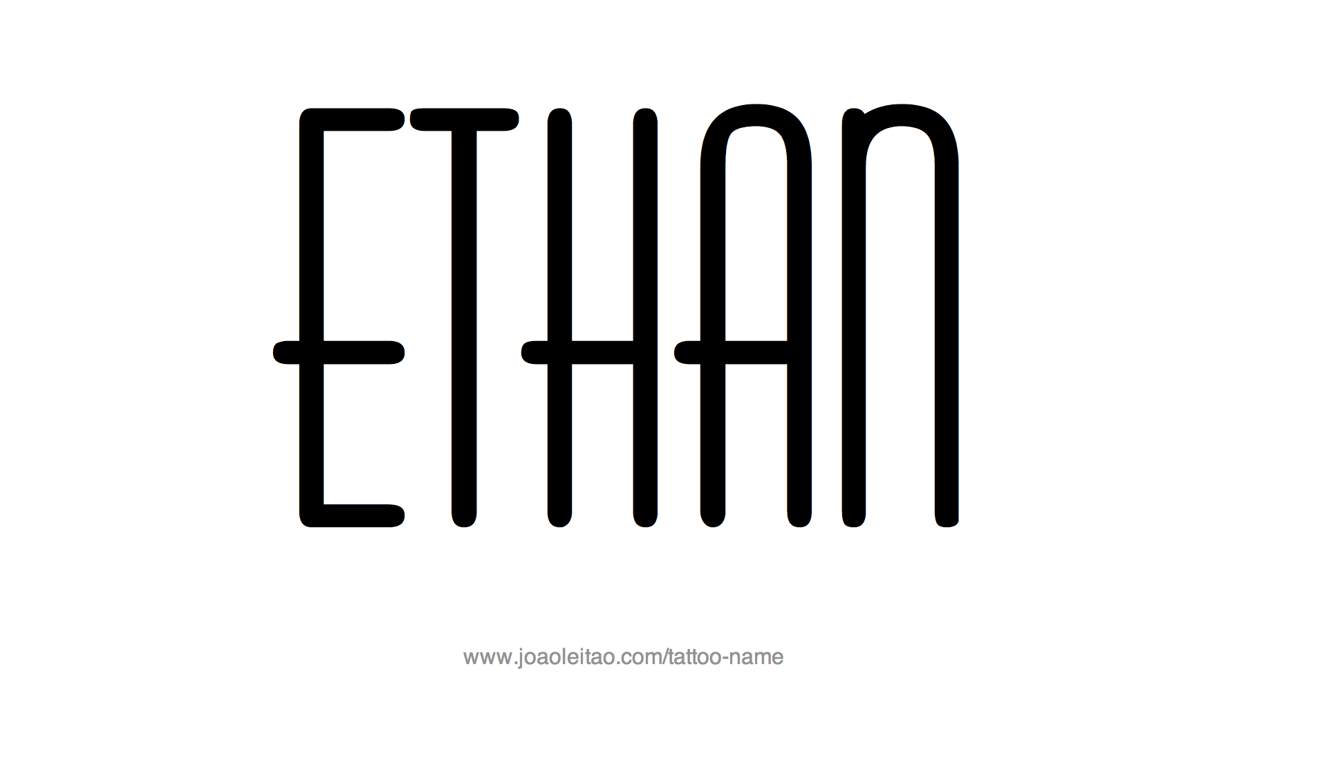 Tattoo Design Name Ethan