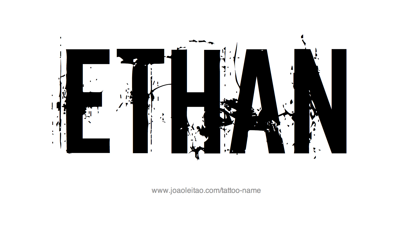 Ethan Tattoo Ideas 3 | Name tattoos, Ethan, Tattoo lettering