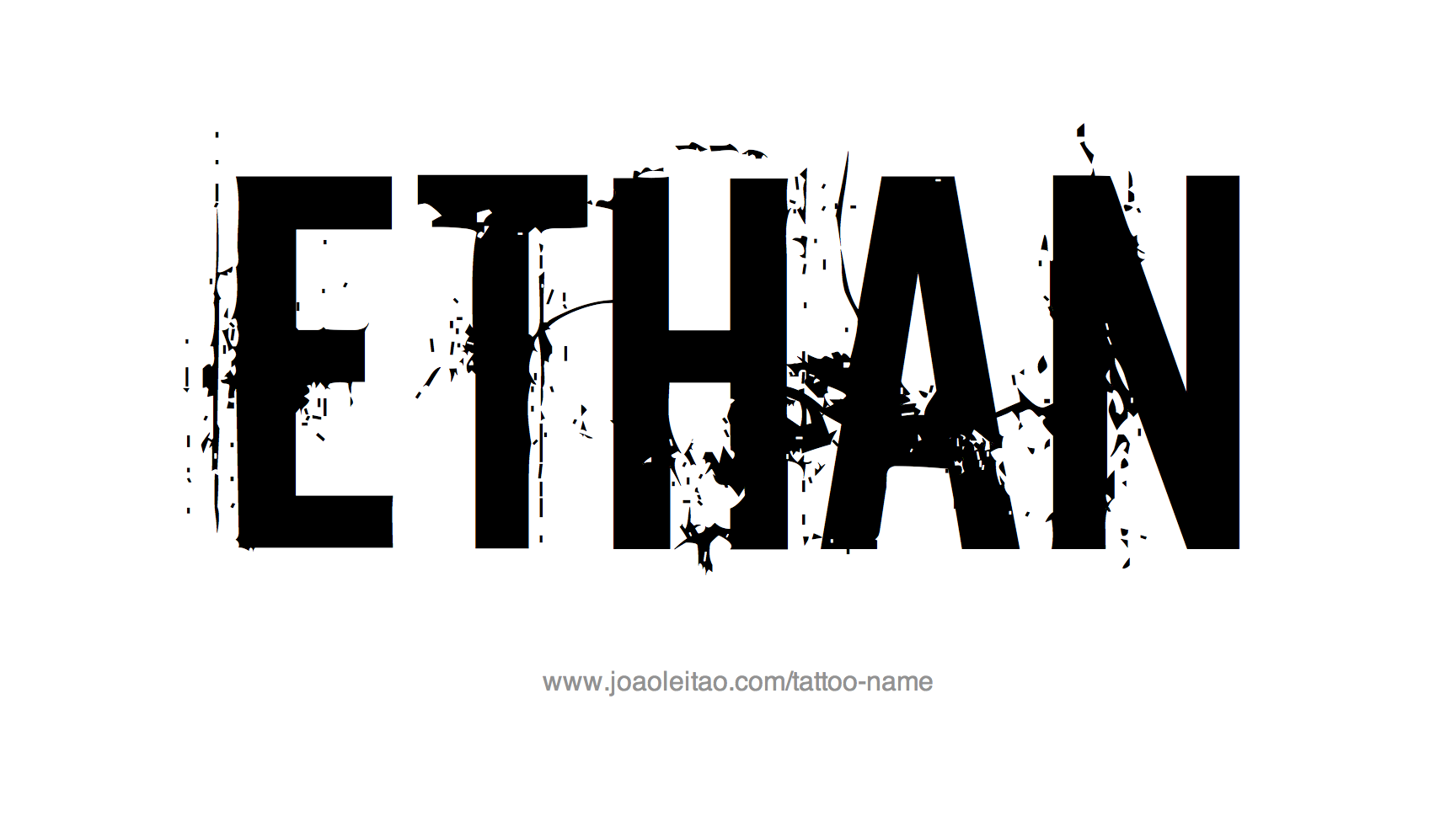 Tattoo Design Name Ethan