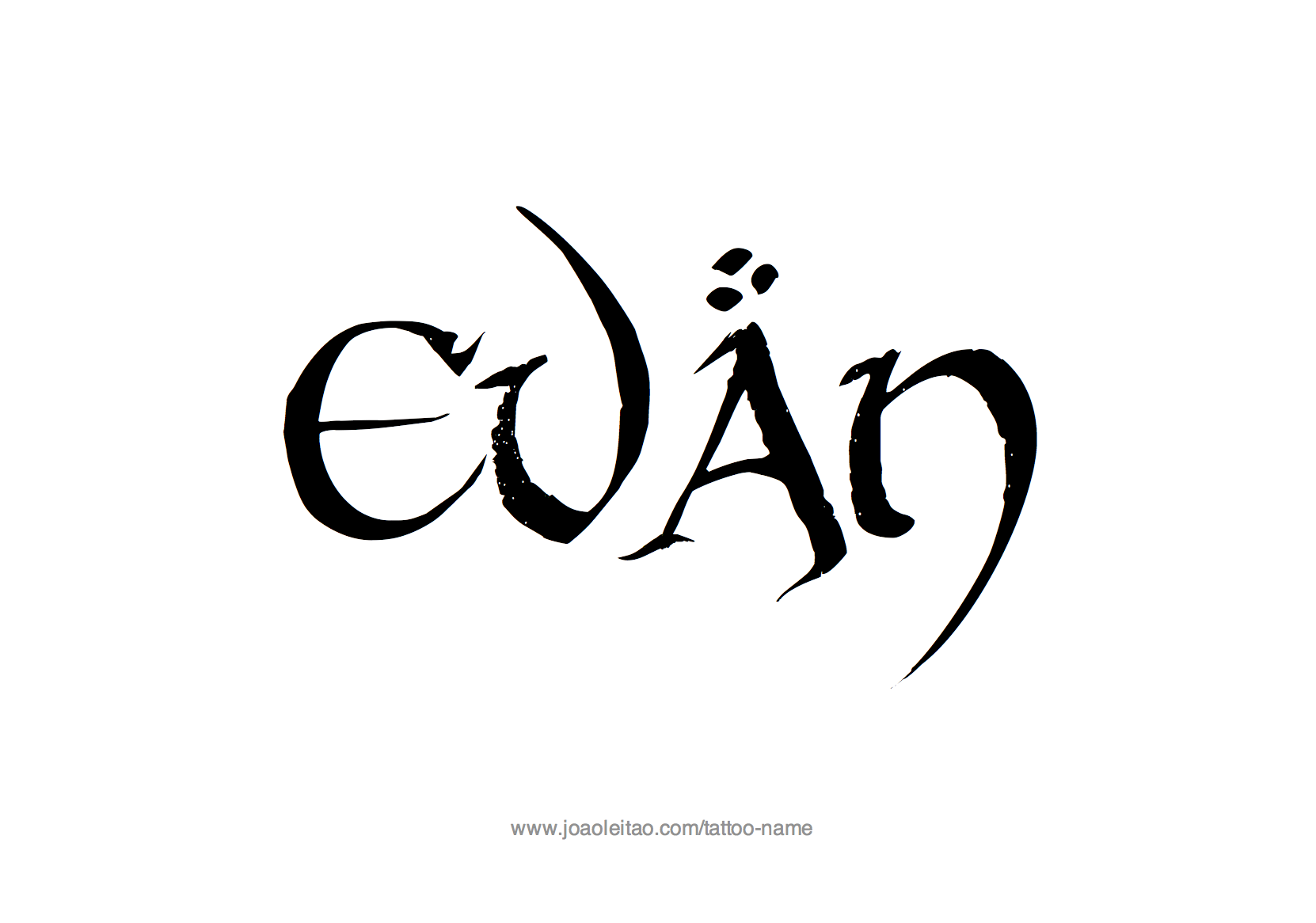 Tattoo Design Name Evan