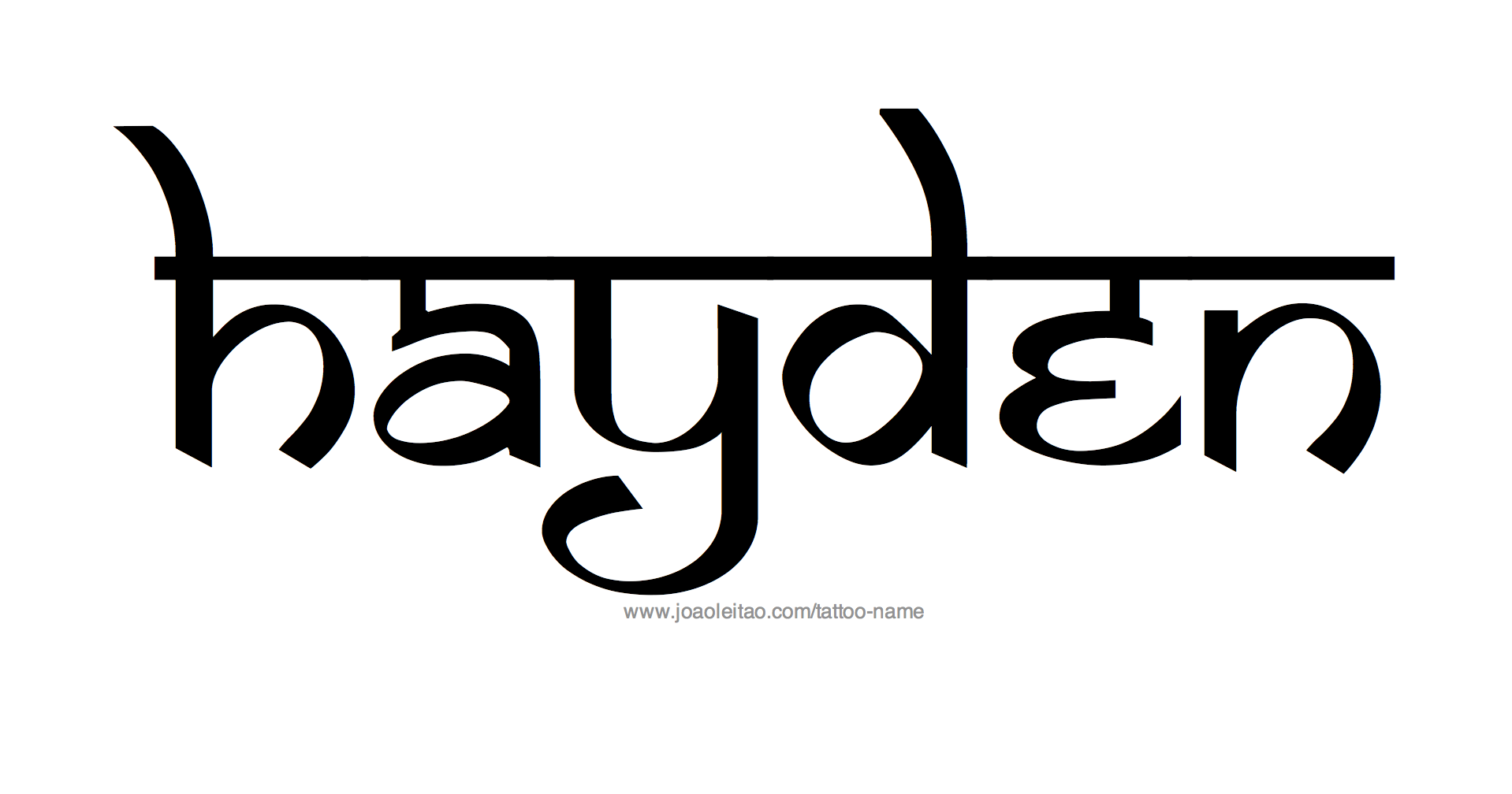 Tattoo Design Name Hayden