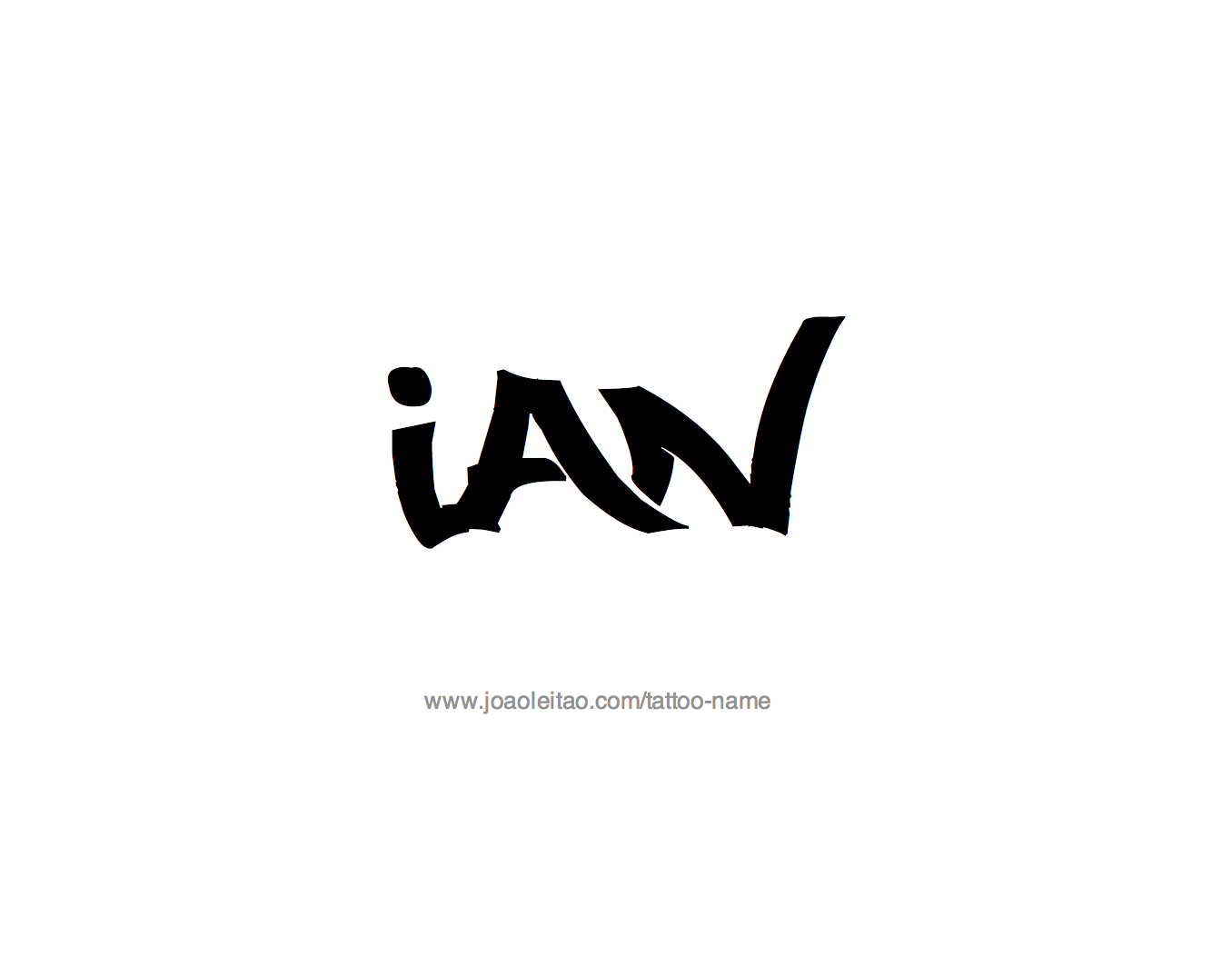 Tattoo Design Name Ian