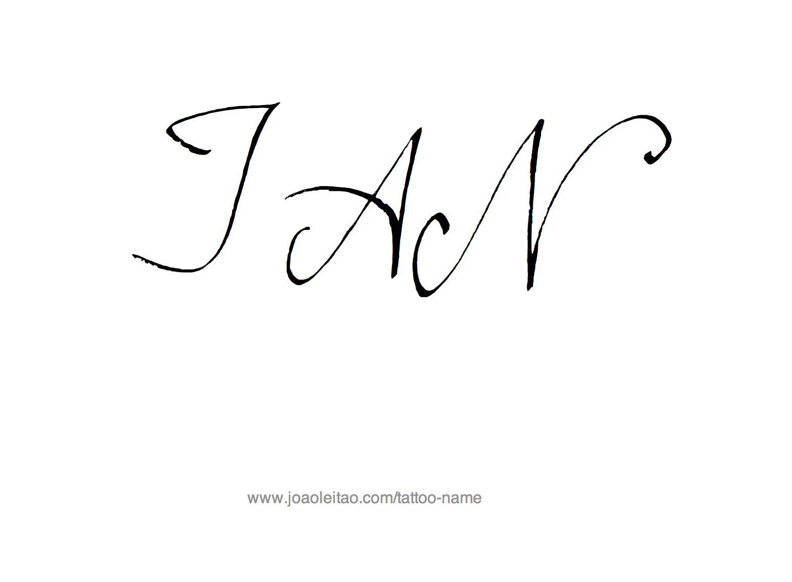 Tattoo Design Name Ian