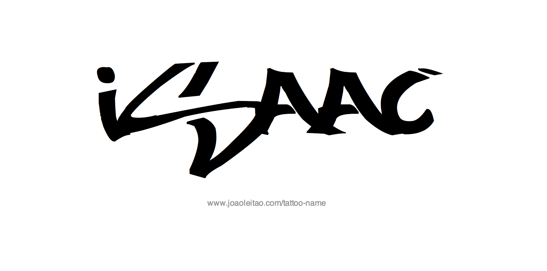 Tattoo Design Name Isaac