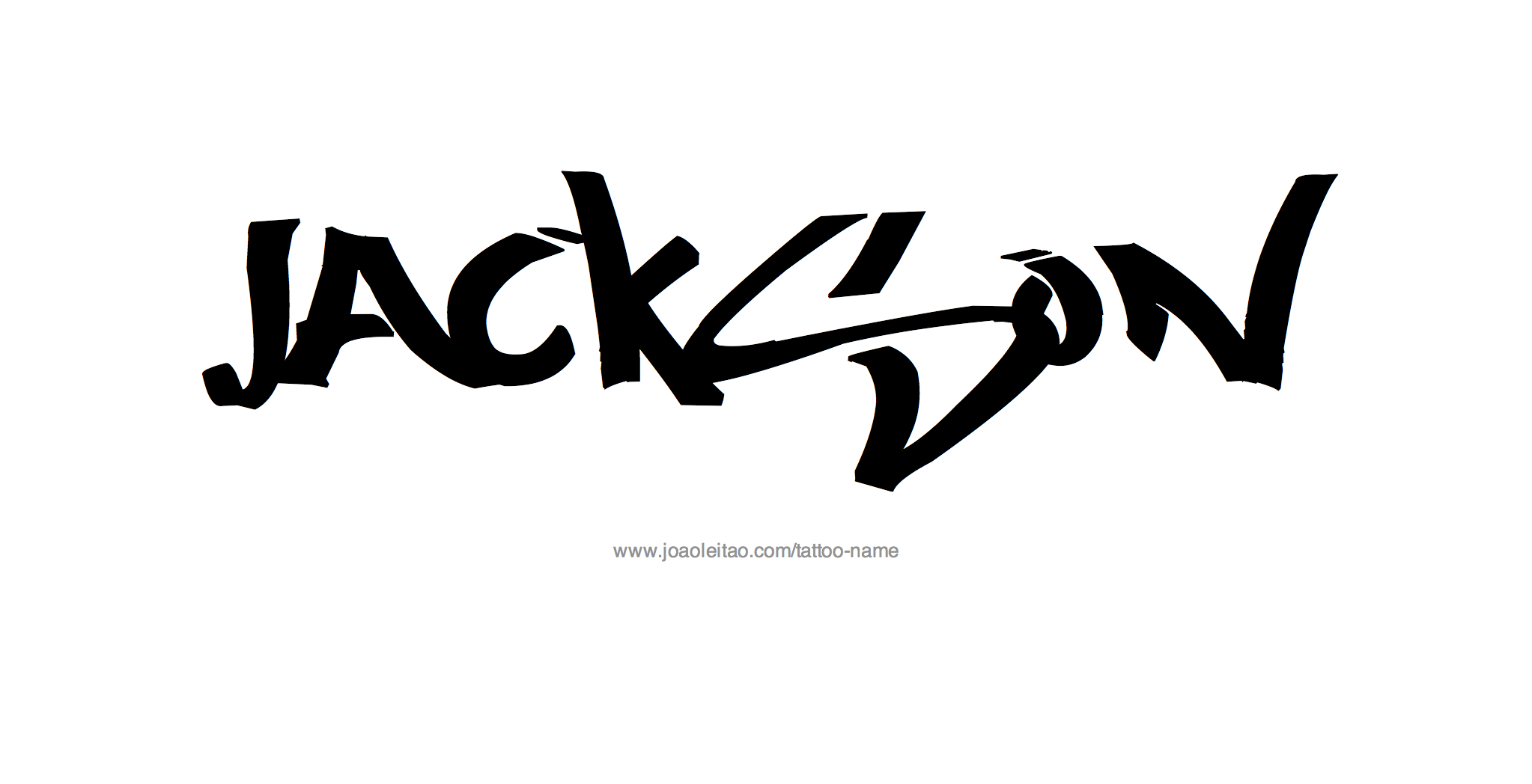 Tattoo Design Name Jackson