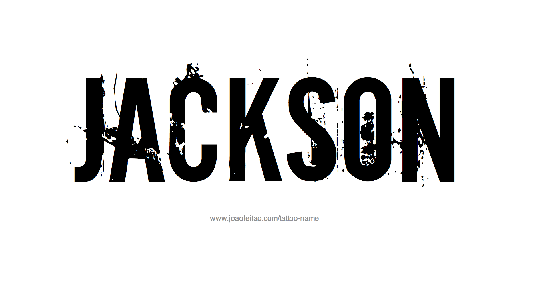 Tattoo Design Name Jackson