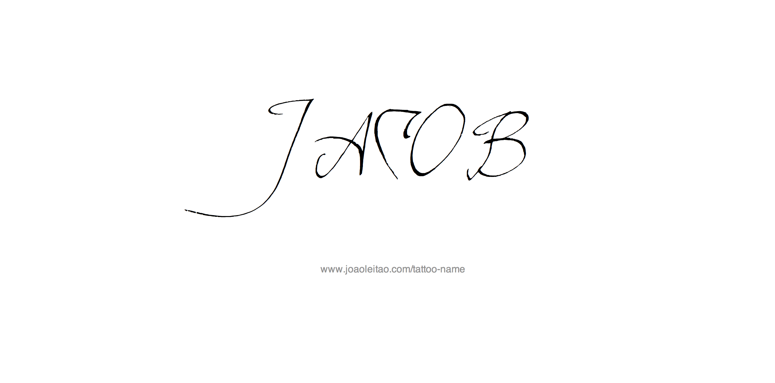 Tattoo Design Name Jacob