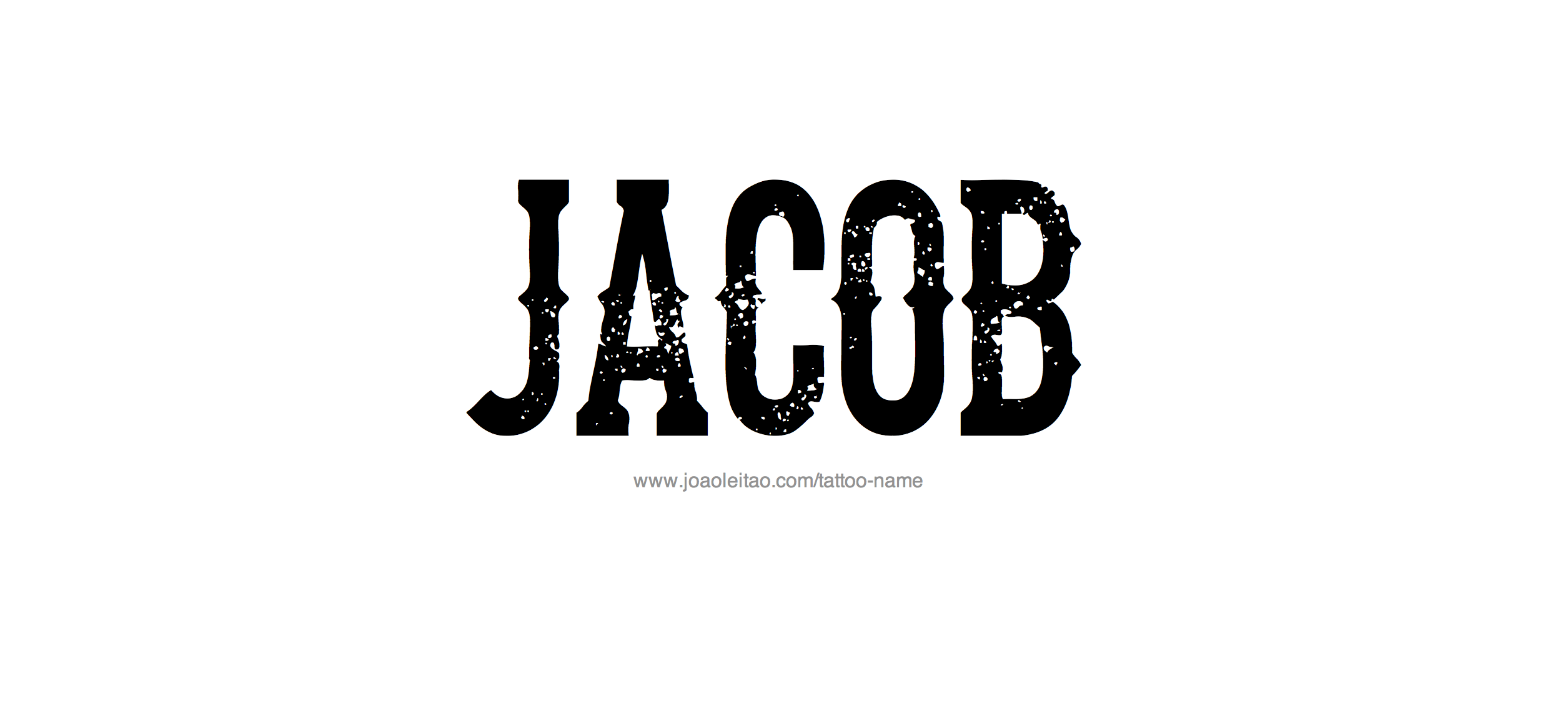 Tattoo Design Name Jacob