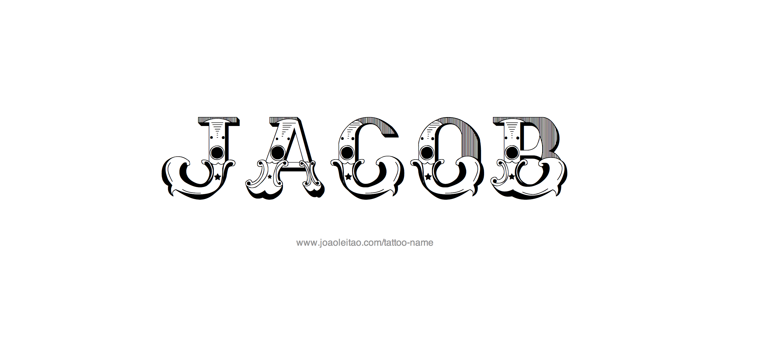 Tattoo Design Name Jacob