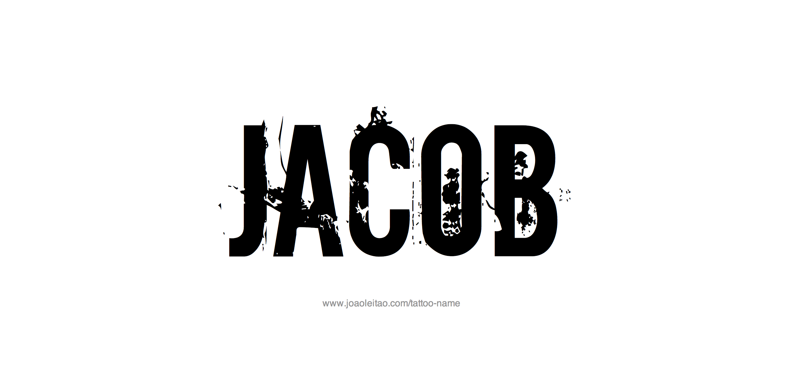 Tattoo Design Name Jacob