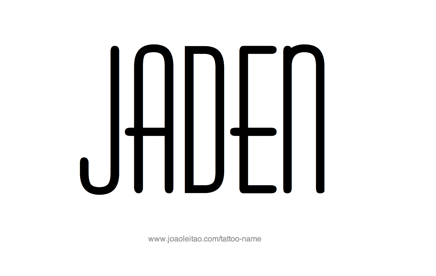 Tattoo Design Name Jaden