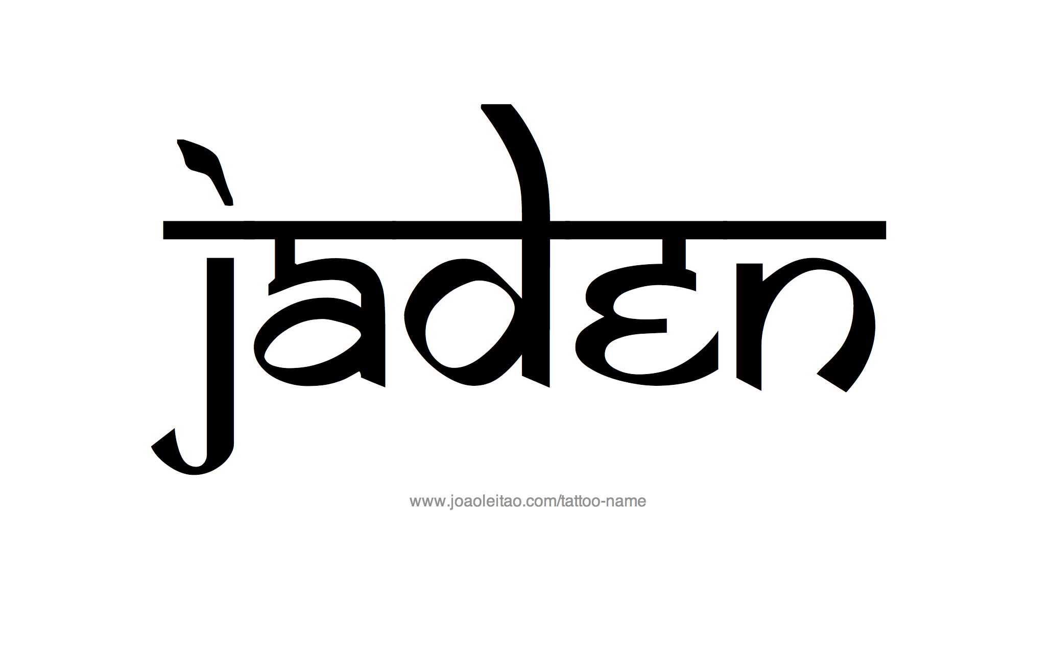 Tattoo Design Name Jaden