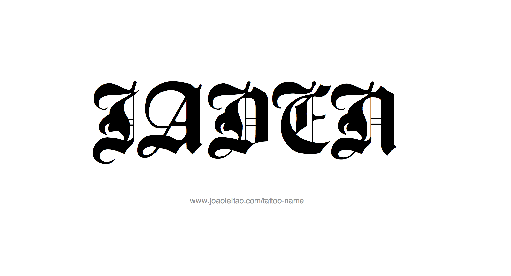 Tattoo Design Name Jaden