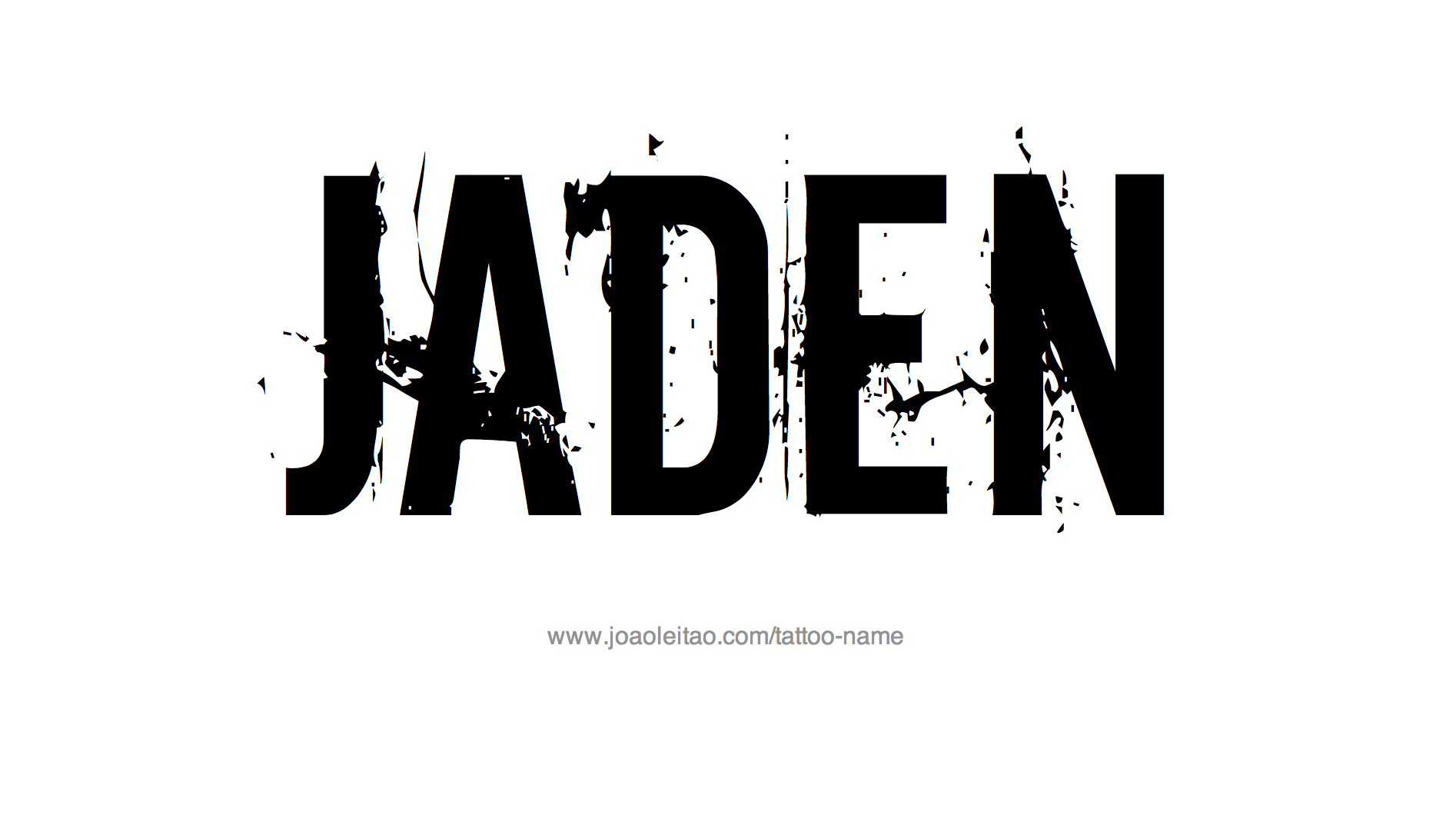 Tattoo Design Name Jaden