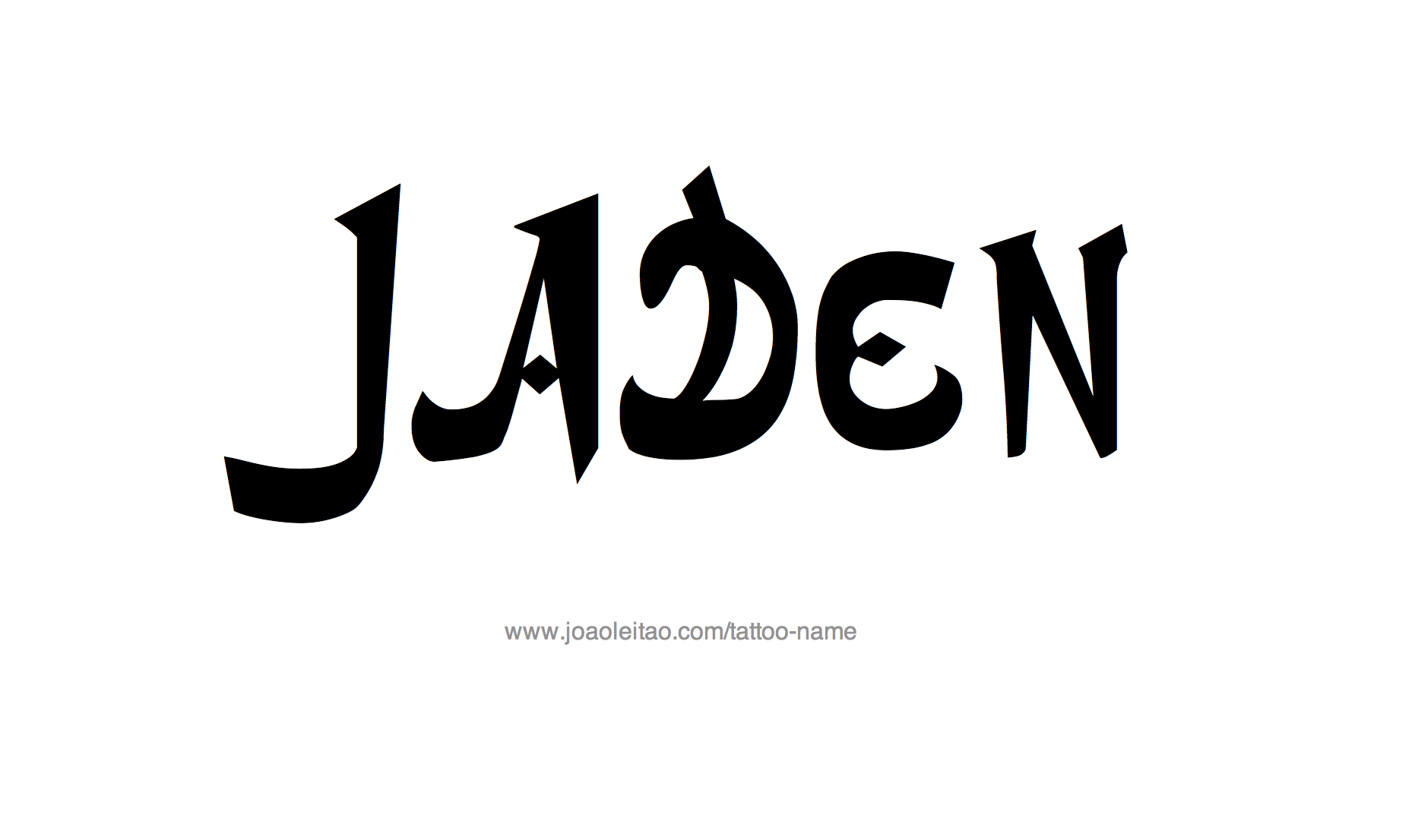 Tattoo Design Name Jaden