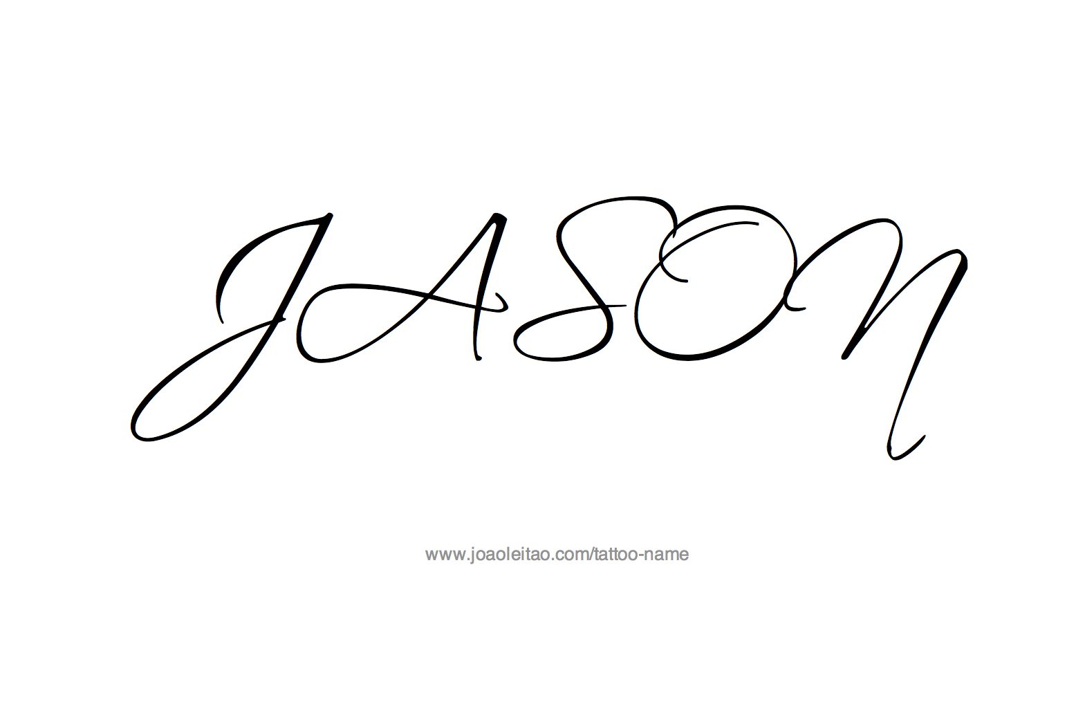 Tattoo Design Name Jason