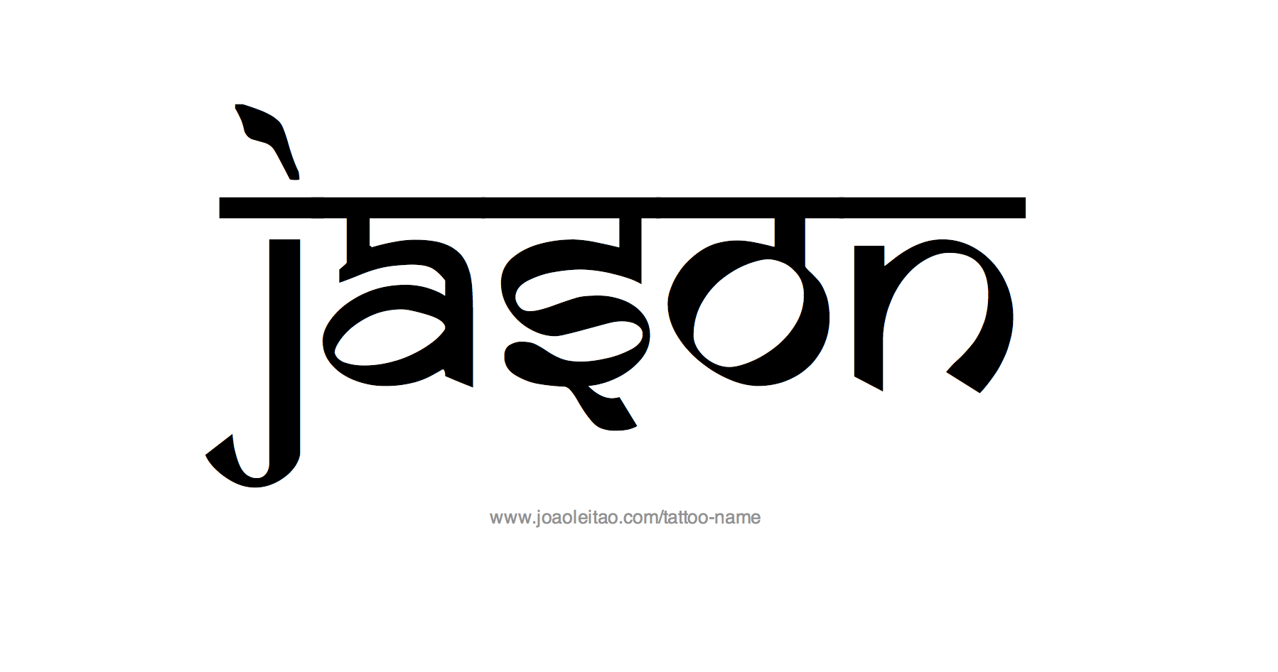 Tattoo Design Name Jason