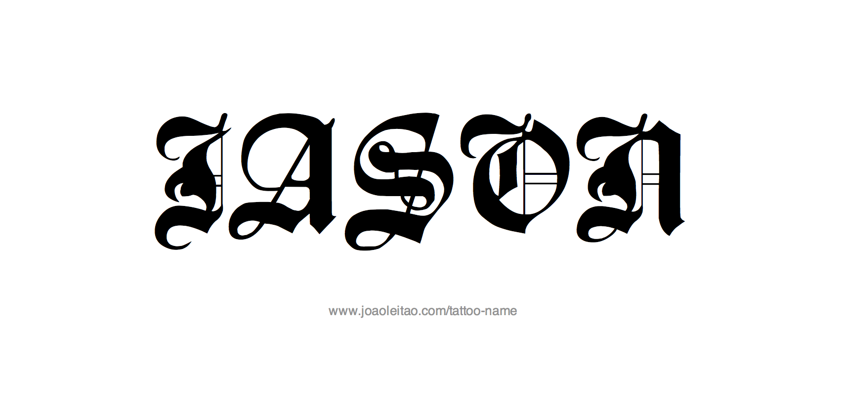 Tattoo Design Name Jason