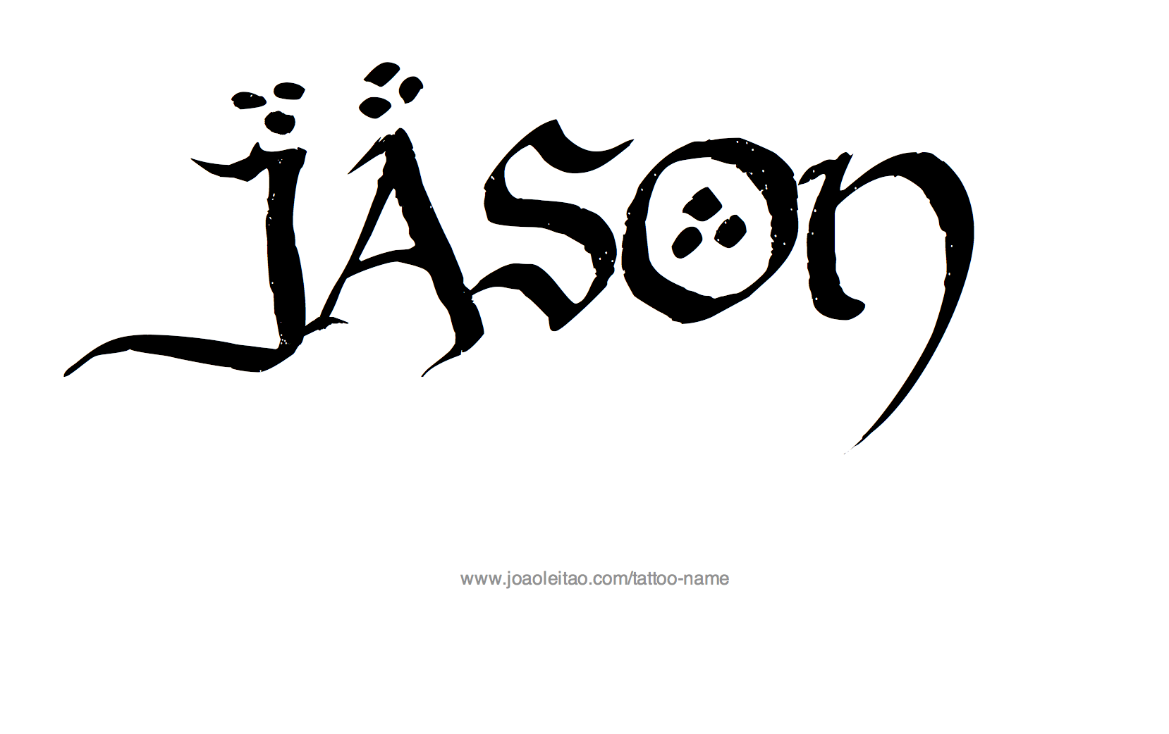 Tattoo Design Name Jason