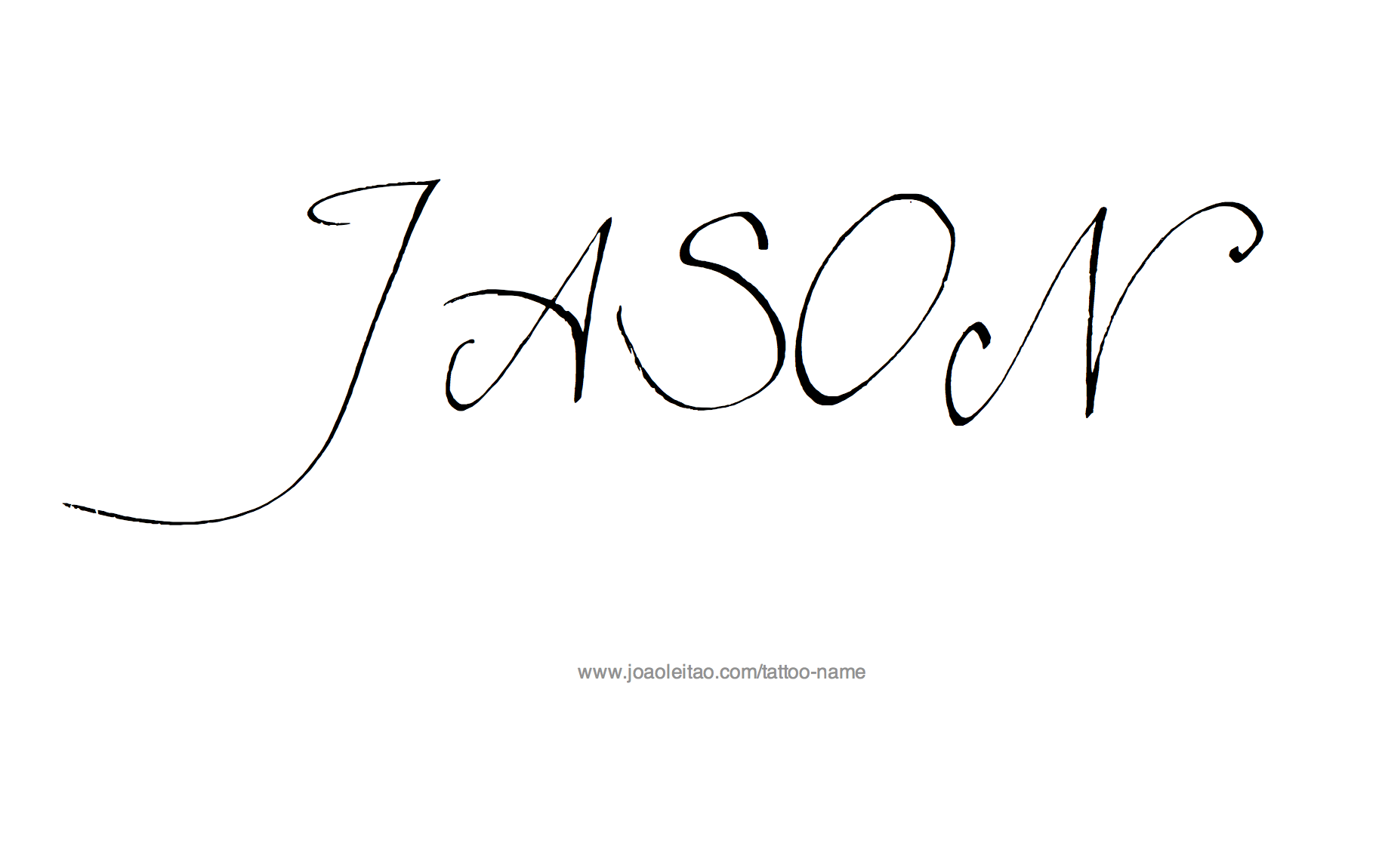 Tattoo Design Name Jason