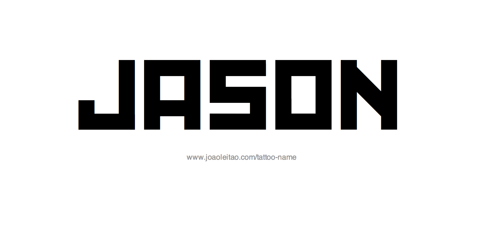 Tattoo Design Name Jason