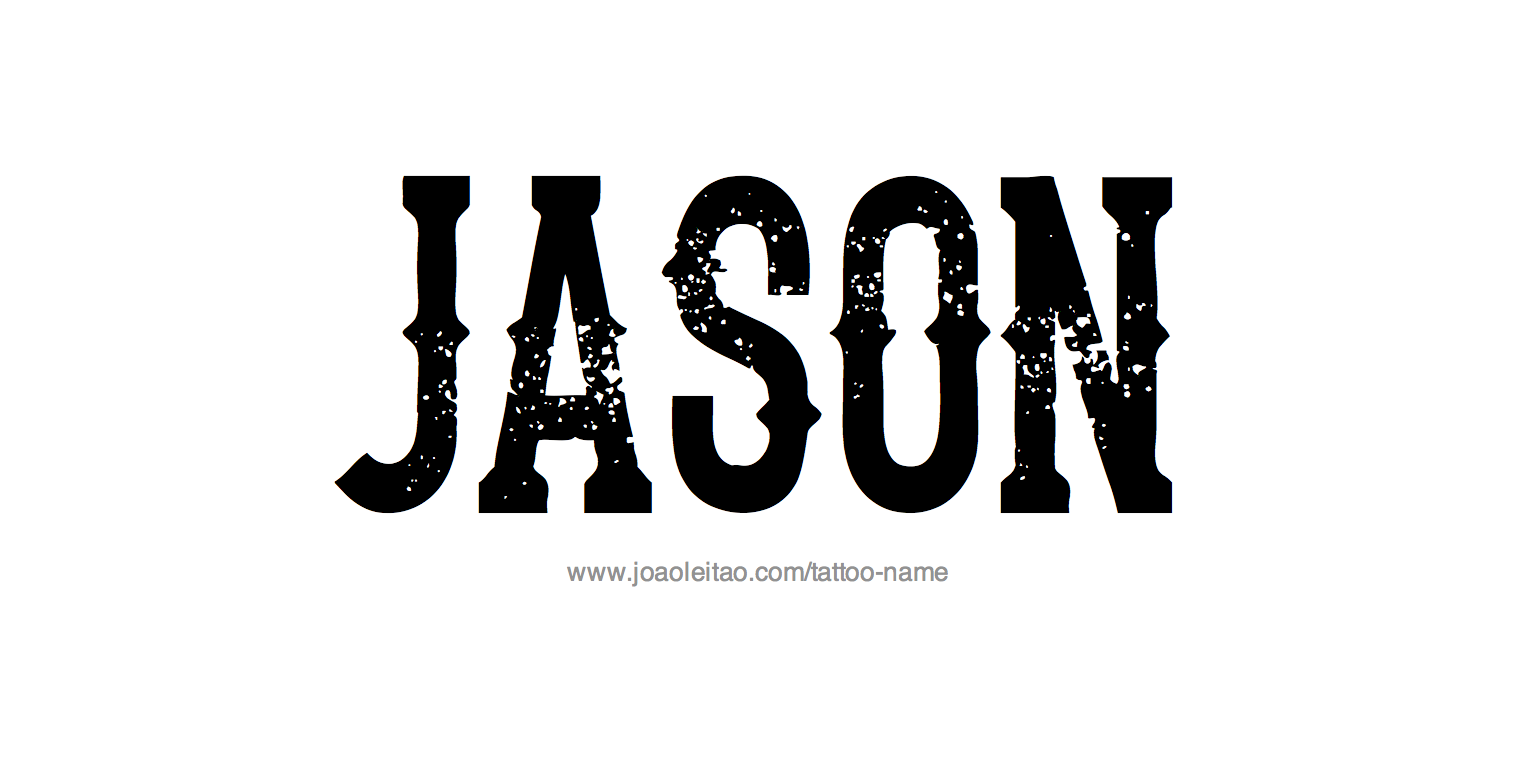 Tattoo Design Name Jason