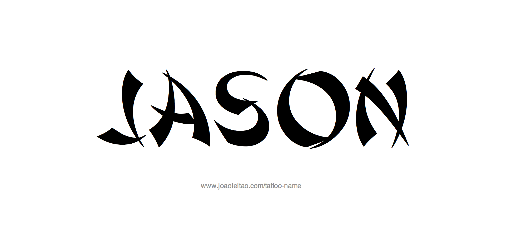 Tattoo Design Name Jason