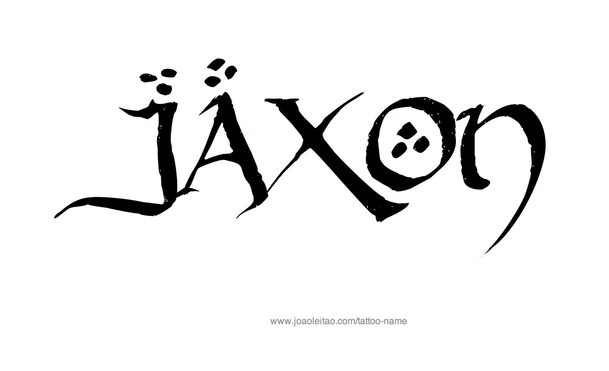 Tattoo Design Name Jaxon