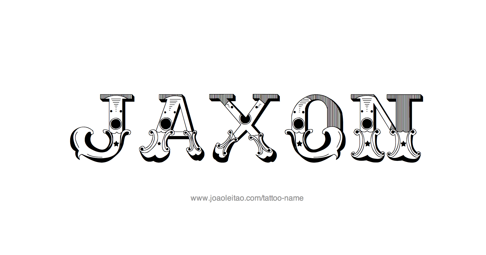 Tattoo Design Name Jaxon